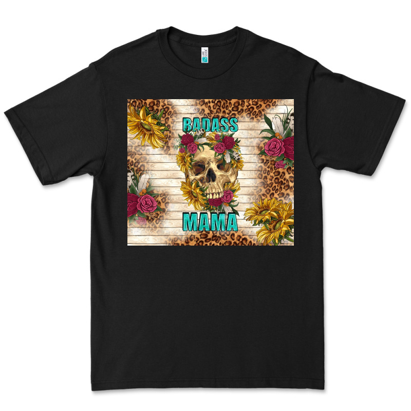 Badass Mama With Flowers Premium Tee by TumblerDesignByShophia | Teevron