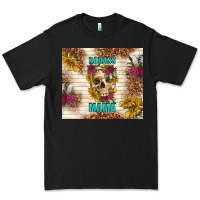 Black badass mama with flowers Premium Tee - TumblerDesignByShophia