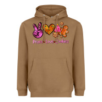 Toasted Coconut peace love cookies Heavyweight Hoodie - AdoDesignShop