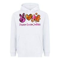 White peace love cookies Heavyweight Hoodie - AdoDesignShop