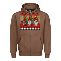Chestnut Christmas gnomes Zipper Hoodie - BarkalooDesign