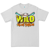 Dove Grey Wild about Softball Premium Tee - HowdyJamesFarm