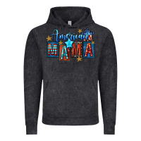 American Mama 4th Of July Vintage Hoodie | Teevron