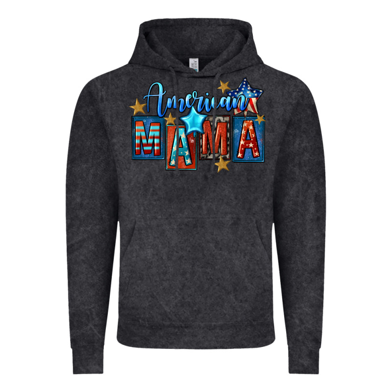 American Mama 4th Of July Vintage Hoodie by FaDigitalArtStudio | Teevron