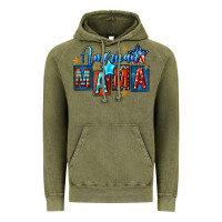 Vintage Olive American mama 4th of july Vintage Hoodie - FaDigitalArtStudio