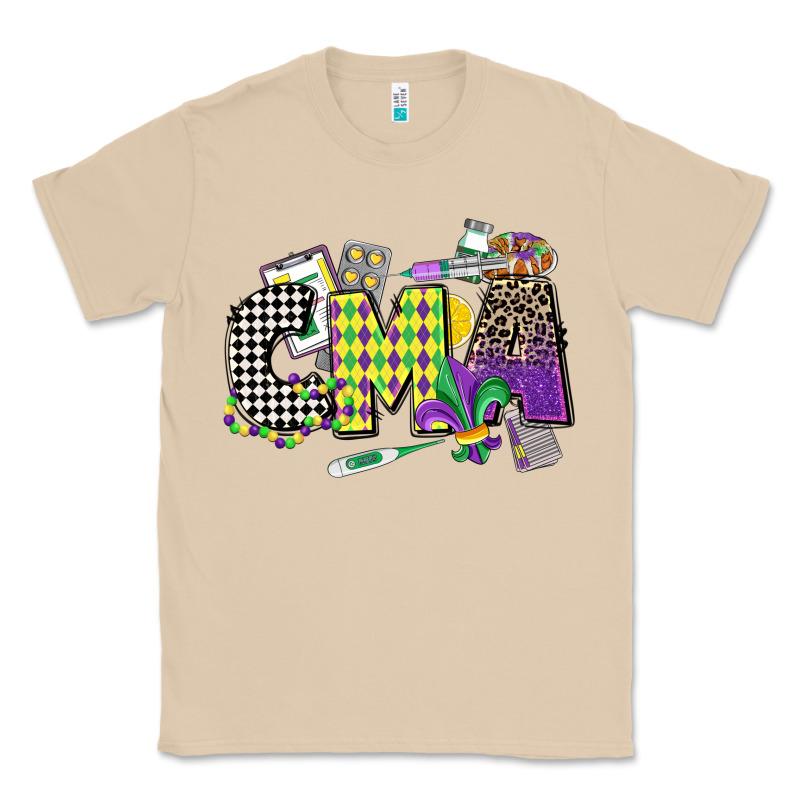 Cma Mardi Gras Certified Medical Assistant Classic Tee by CowGirlArtShop | Teevron