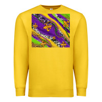 Lemon mardi gras fleur delis leopard and cowhide Premium Sweatshirt - AdoDesignShop