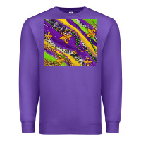 Purple mardi gras fleur delis leopard and cowhide Premium Sweatshirt - AdoDesignShop