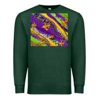Sports Green mardi gras fleur delis leopard and cowhide Premium Sweatshirt - AdoDesignShop