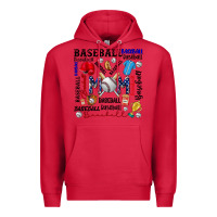 Cardinal baseball mom Premium Hoodie - CowhideDigitalArt