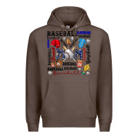 Coffee baseball mom Premium Hoodie - CowhideDigitalArt