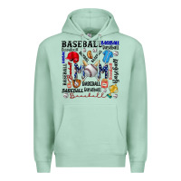 Seafoam baseball mom Premium Hoodie - CowhideDigitalArt
