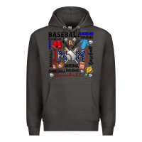 Smoke baseball mom Premium Hoodie - CowhideDigitalArt