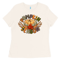 Bone pumpkin season Ladies Tee - CowGirlArtShop