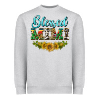 Heather Grey blessed mimi Heavyweight Sweatshirt - BarkalooDesign