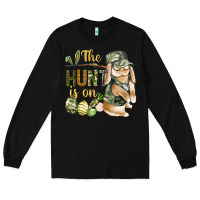 Black The Hunt Is On Long Sleeve Tee - BundleAndBundleShop