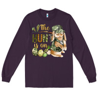 Plum The Hunt Is On Long Sleeve Tee - BundleAndBundleShop