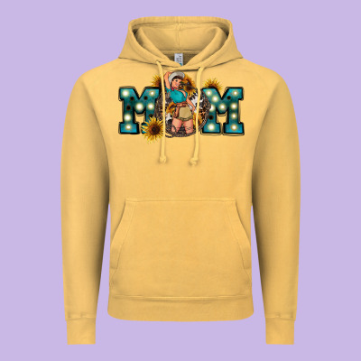 Western Mom Mother's Day Vintage Hoodie Designed By Fadigitalartstudio