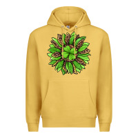 Antique Gold lucky leopard st patricks sunflower Premium Hoodie - Jasminsmagicworld