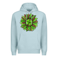 Blue Mist lucky leopard st patricks sunflower Premium Hoodie - Jasminsmagicworld