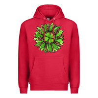 Cardinal lucky leopard st patricks sunflower Premium Hoodie - Jasminsmagicworld