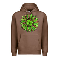 Chestnut lucky leopard st patricks sunflower Premium Hoodie - Jasminsmagicworld