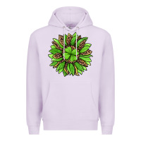 Lilac lucky leopard st patricks sunflower Premium Hoodie - Jasminsmagicworld