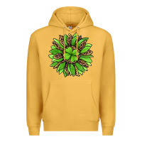 Mustard lucky leopard st patricks sunflower Premium Hoodie - Jasminsmagicworld
