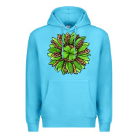 Ocean Blue lucky leopard st patricks sunflower Premium Hoodie - Jasminsmagicworld