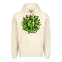Sandshell lucky leopard st patricks sunflower Premium Hoodie - Jasminsmagicworld