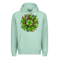 Seafoam lucky leopard st patricks sunflower Premium Hoodie - Jasminsmagicworld