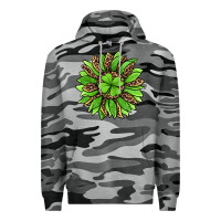 Slate Camo lucky leopard st patricks sunflower Premium Hoodie - Jasminsmagicworld