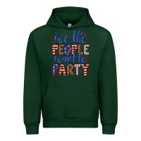 Forest Green we the people want to party Urban Hoodie - JahusDesignShop