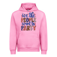Fuchsia Pink we the people want to party Urban Hoodie - JahusDesignShop