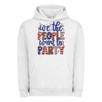Pigment Lunar Rock we the people want to party Urban Hoodie - JahusDesignShop