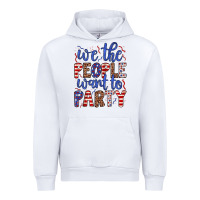 White we the people want to party Urban Hoodie - JahusDesignShop