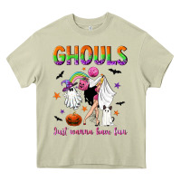 Mossy Ghouls just wanna have fun Heavy Core Tee - NancyCooperArtShop