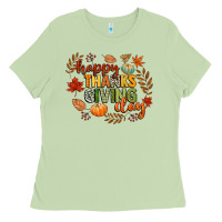 Matcha happy thanksgiving day Ladies Tee - CowGirlArtShop