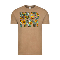 Vintage Coffee Inked Mama Flowers Vintage Tee - CowCowDesign
