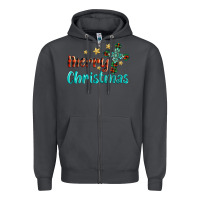 Smoke merry christmas turquoise gemstones cross Zipper Hoodie - BarkalooDesign