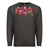 Smoke hope and cancer ribbon Premium Sweatshirt - AdoDesignShop