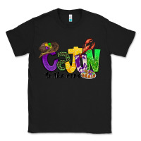 Black cajun to the core mardi gras Classic Tee - CowGirlArtShop