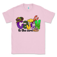 Bubblegum Pink cajun to the core mardi gras Classic Tee - CowGirlArtShop