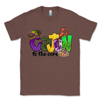 Chestnut cajun to the core mardi gras Classic Tee - CowGirlArtShop