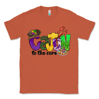Cajun To The Core Mardi Gras Classic Tee | Teevron