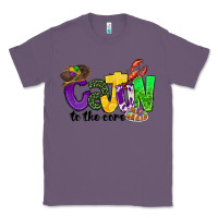 Lavender cajun to the core mardi gras Classic Tee - CowGirlArtShop