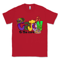 Red cajun to the core mardi gras Classic Tee - CowGirlArtShop