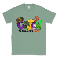 Sage cajun to the core mardi gras Classic Tee - CowGirlArtShop