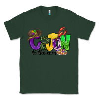 Sports Green cajun to the core mardi gras Classic Tee - CowGirlArtShop