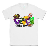 White cajun to the core mardi gras Classic Tee - CowGirlArtShop
